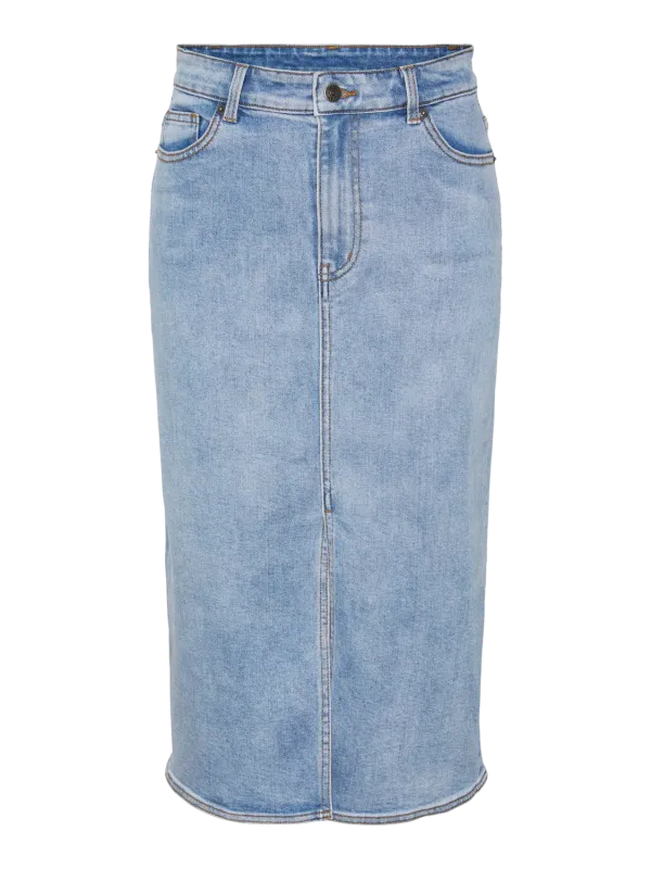 DOLMA MIDI DENIM SKIRT
