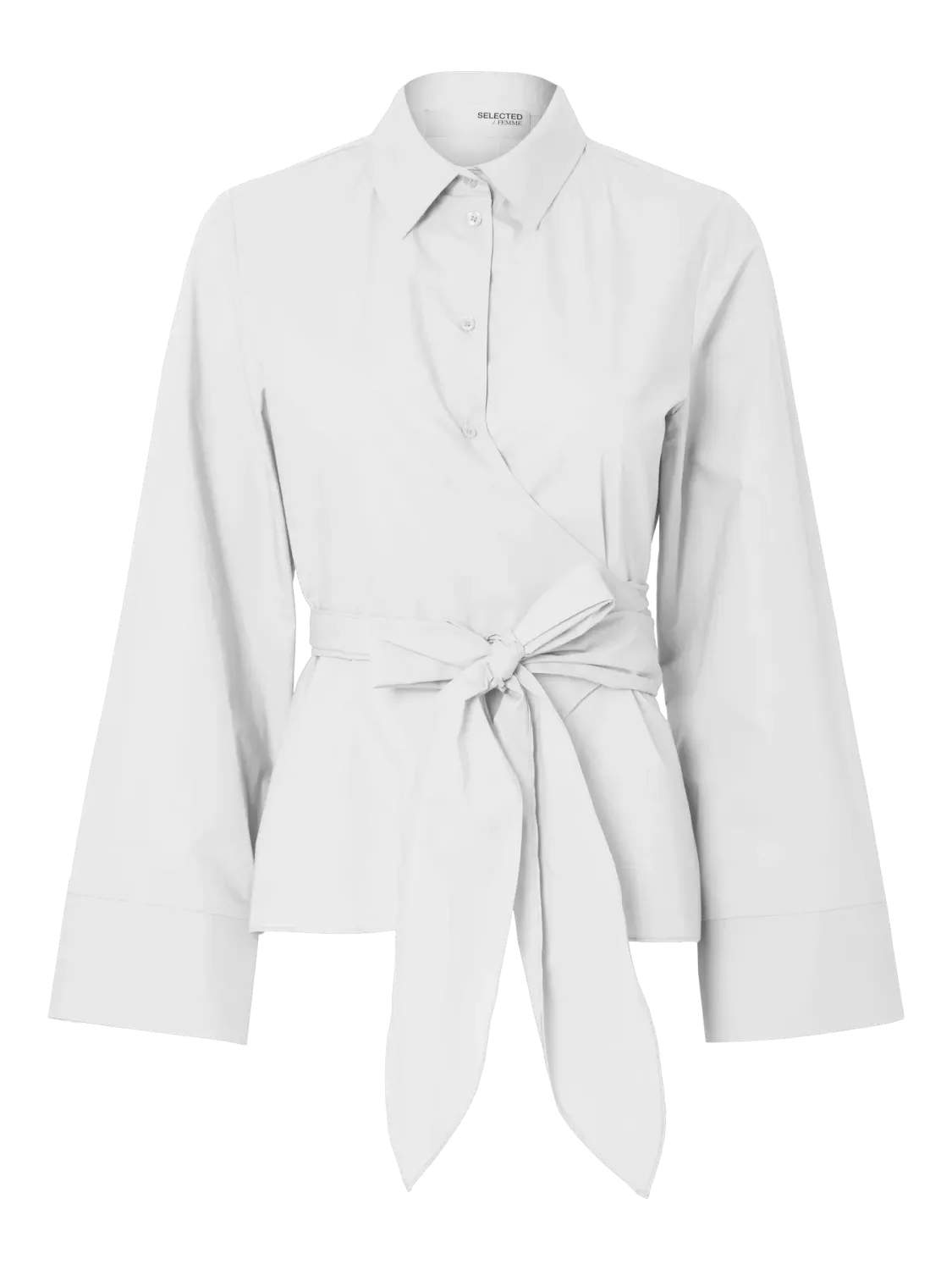 AVIANA LS WRAP BLOUSE