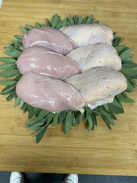 Barn Reared Chicken Breasts (With Skin) Each