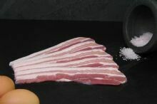 Dry Cured Unsmoked Streaky Approx 350g