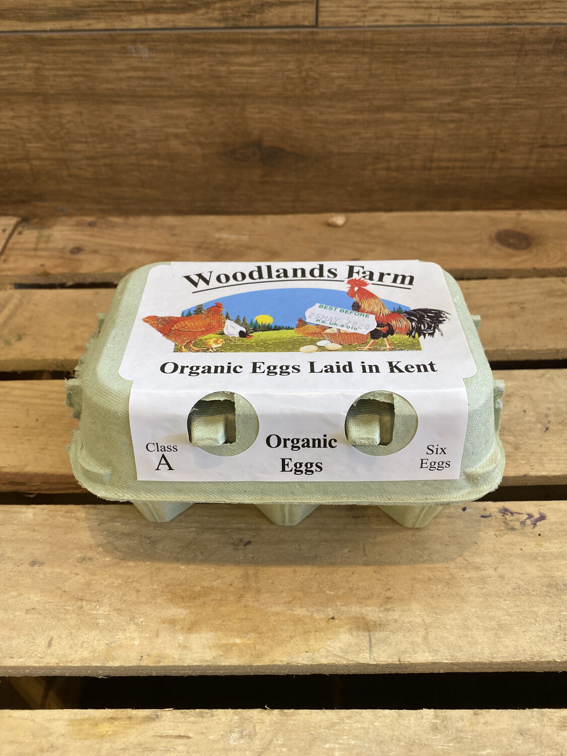6 x Organic Free Range Eggs