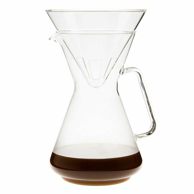 Kaffeebereiter mit Glas-Filterhalter (8 Tassen)