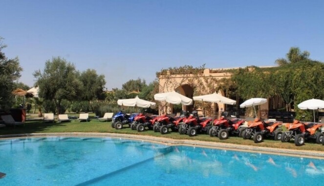 Journée quad et piscine a Marrakech