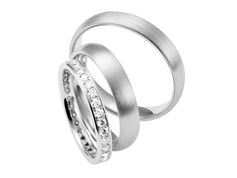 EHERINGSET PALLADIUM Weißgold RINGE 585/000 GOLDSCHMIEDE JUWELIER EDER FELDBACH