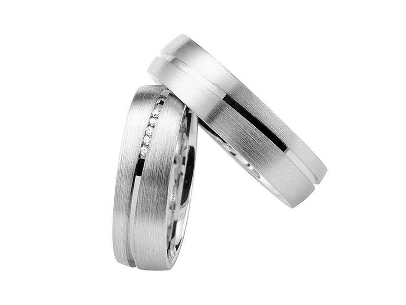 EHERINGSET PALLADIUM Weißgold RINGE 585/000 GOLDSCHMIEDE JUWELIER EDER FELDBACH
