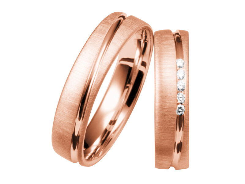 EHERINGSET ROTGOLD RINGE 585/000 000 GOLDSCHMIEDE JUWELIER EDER FELDBACH