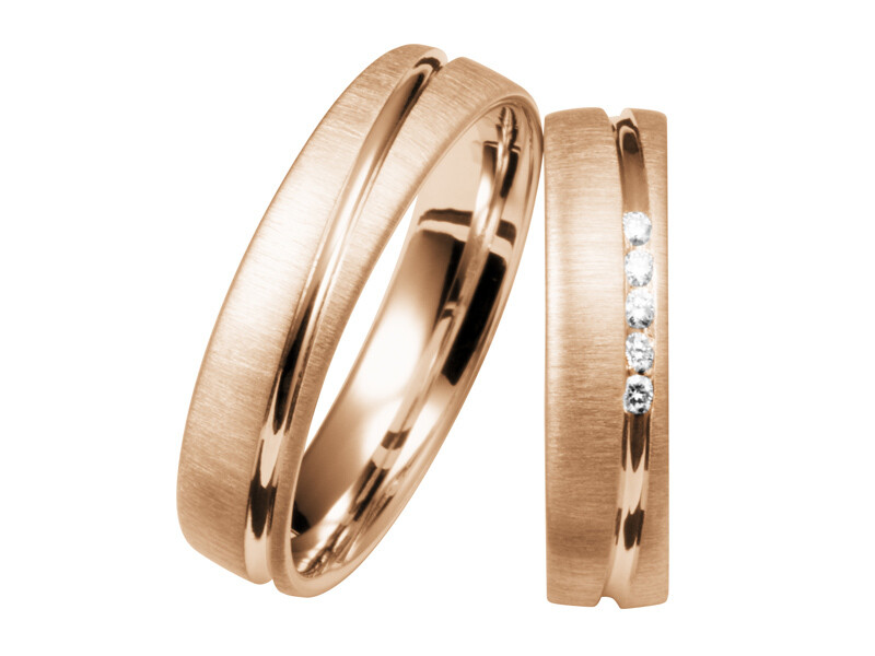 EHERINGSET MITTELGOLD ROSEGOLD RINGE 585/000 GOLDSCHMIEDE JUWELIER EDER FELDBACH