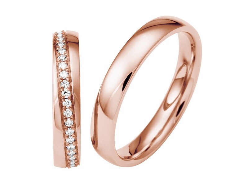 EHERINGSET ROTGOLD RINGE 585/000 000 GOLDSCHMIEDE JUWELIER EDER FELDBACH