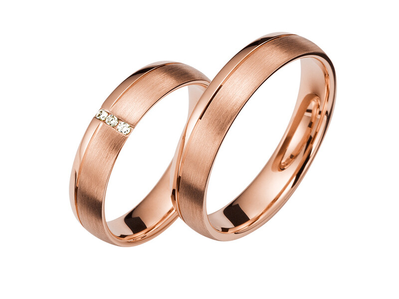 EHERINGSET ROTGOLD RINGE 585/000 000 GOLDSCHMIEDE JUWELIER EDER FELDBACH