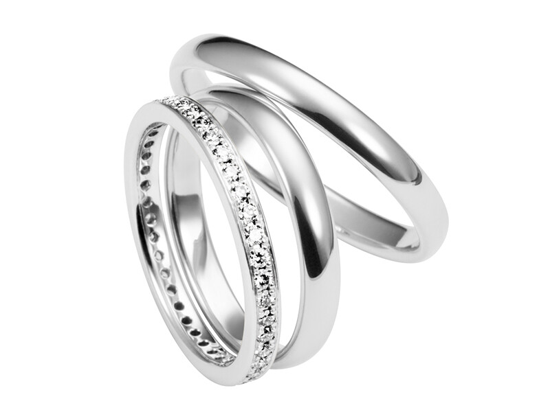 EHERINGSET PALLADIUM Weißgold RINGE 585/000 GOLDSCHMIEDE JUWELIER EDER FELDBACH