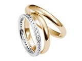 EHERINGSET  Weißgold MITTELGOLD RING 585 / 000 GOLDSCHMIEDE JUWELIER EDER FELDBACH