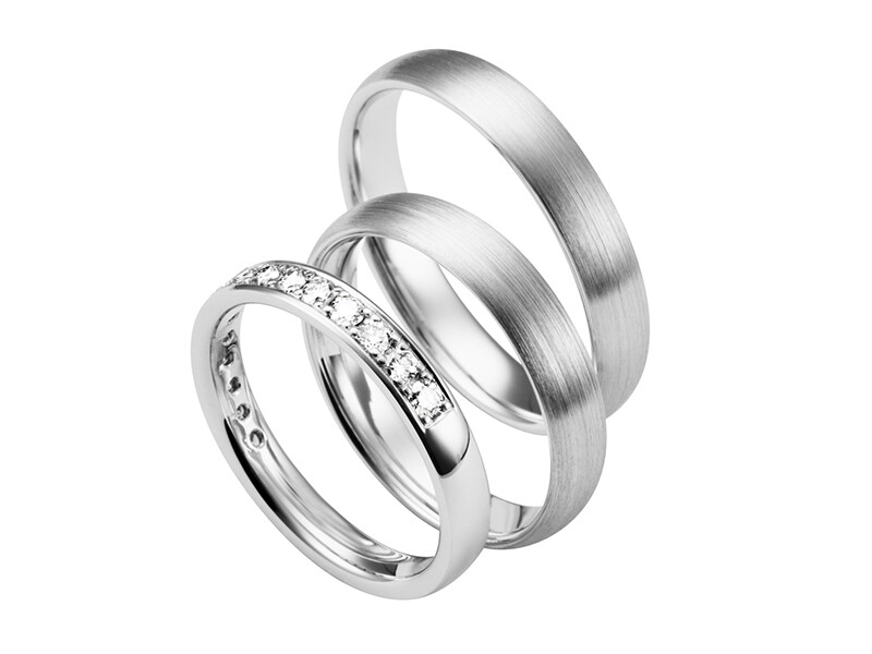 EHERINGSET PALLADIUM Weißgold RINGE 585/000 GOLDSCHMIEDE JUWELIER EDER FELDBACH