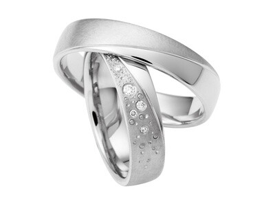 EHERINGSET PALLADIUM Weißgold RINGE 585/000 GOLDSCHMIEDE JUWELIER EDER FELDBACH