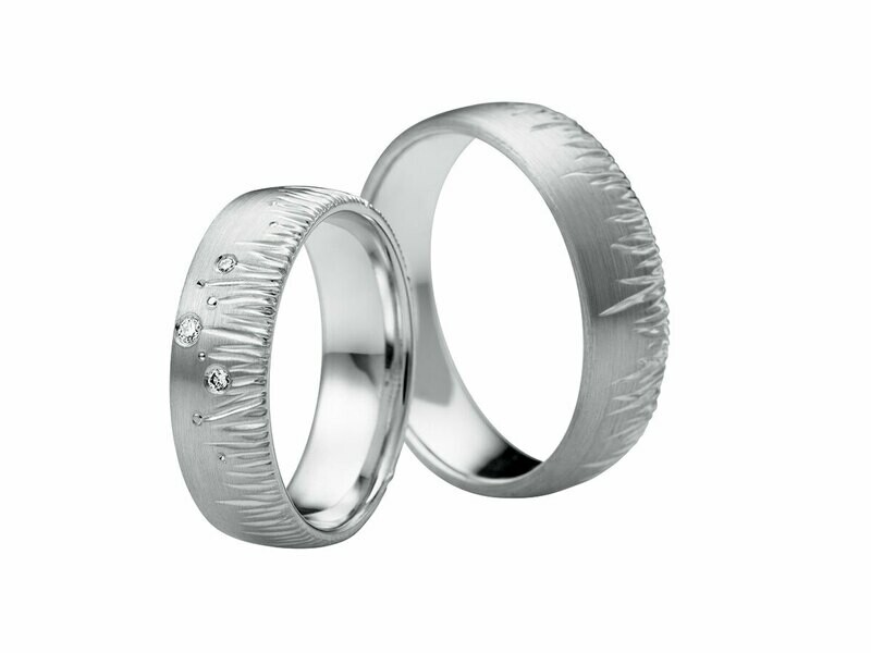 Eheringe Set Weißgold Trauringe Ringe