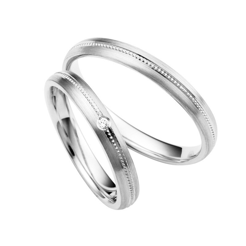 Eheringe Set Weißgold Trauringe Ringe