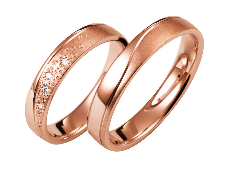 Eheringe Set Rotgold Trauringe Ringe