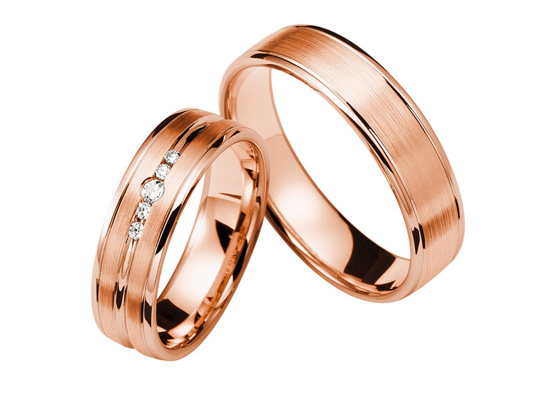 Eheringe Set Rotgold Trauringe Ringe