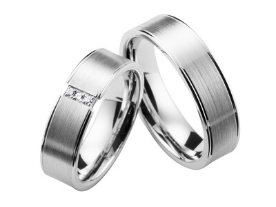 Eheringe Set Weißgold Trauringe Ringe