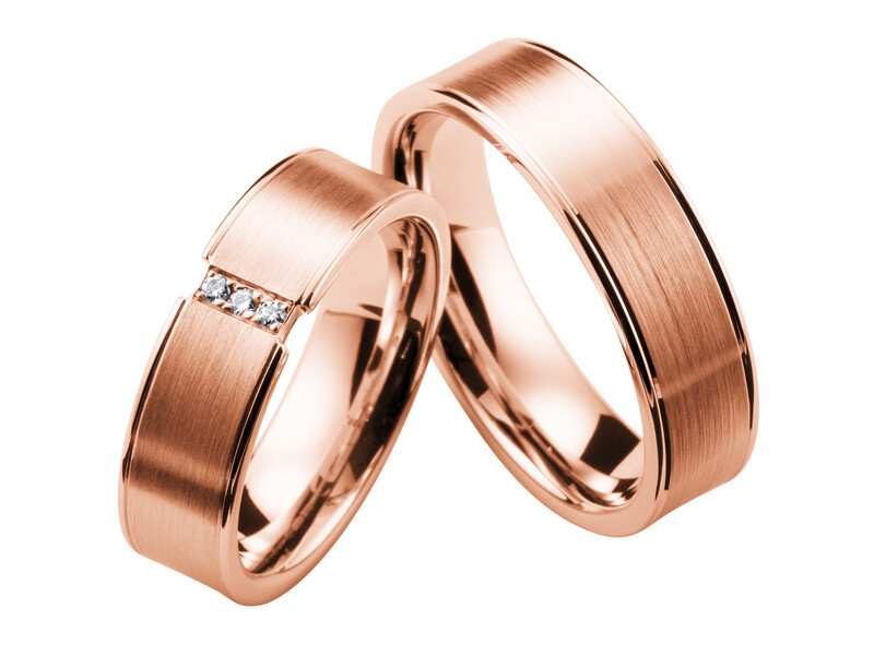 Eheringe Set Rotgold Trauringe Ringe