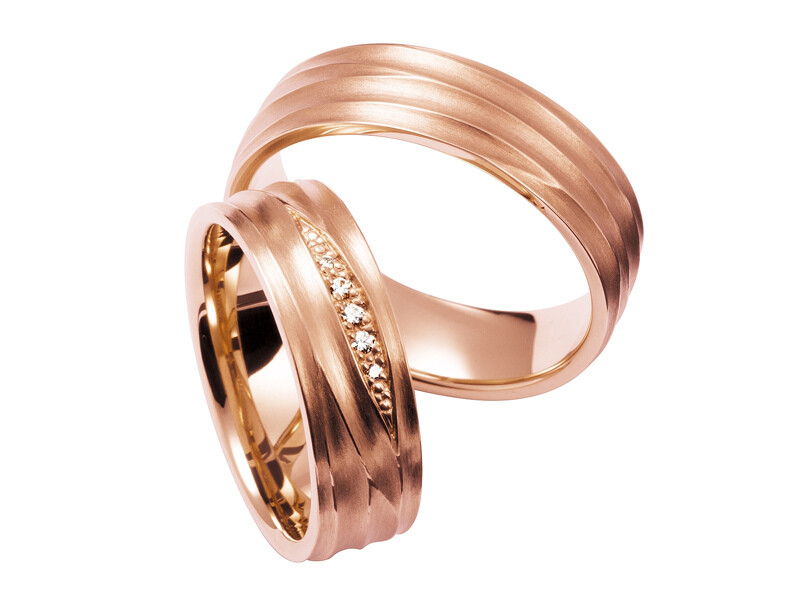 Eheringe Set Rotgold Trauringe Ringe