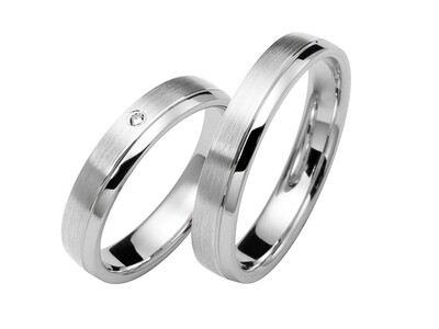 Eheringe Set Weißgold Trauringe Ringe