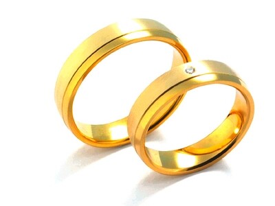 Eheringe Set Gelbgold Trauringe Ringe