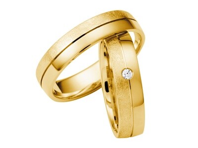 Eheringe Set Gelbgold Trauringe Ringe