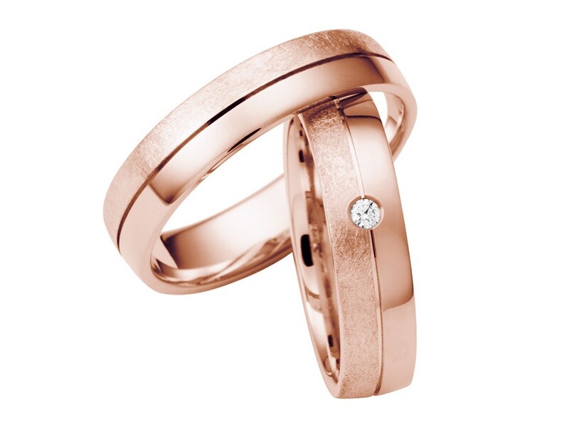 Eheringe Set Rotgold Trauringe Ringe