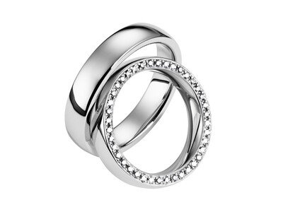 Eheringe Set Weißgold Trauringe Ringe