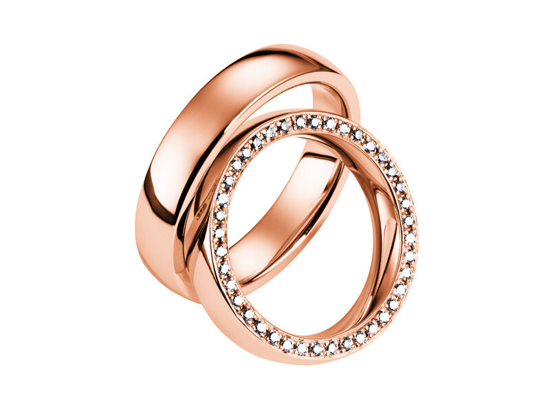 Eheringe Set Rotgold Trauringe Ringe