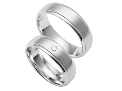 Eheringe Set Weißgold Trauringe Ringe