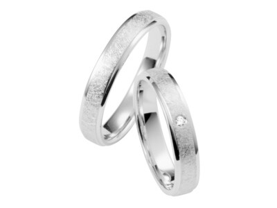 Eheringe Set Weißgold Trauringe Ringe