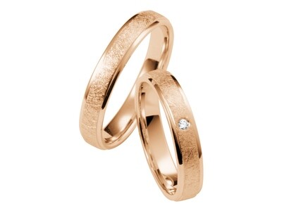 Eheringe Set Mittelgold Roségold Trauringe Ringe