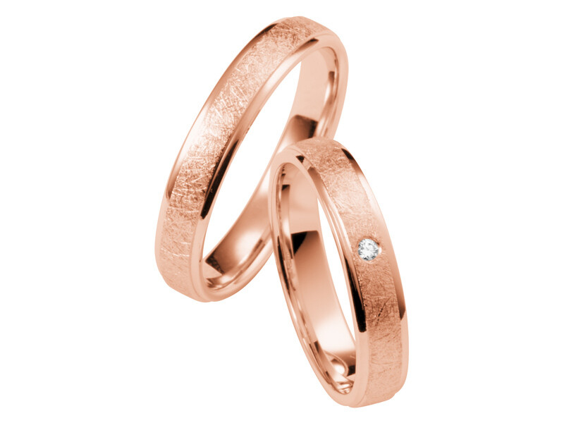 Eheringe Set Rotgold Trauringe Ringe