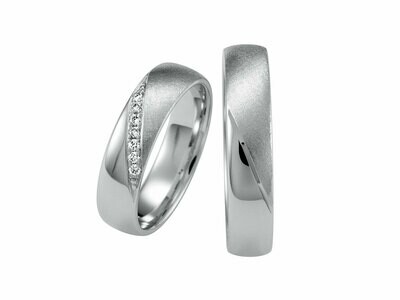 Eheringe Set Weißgold Trauringe Ringe