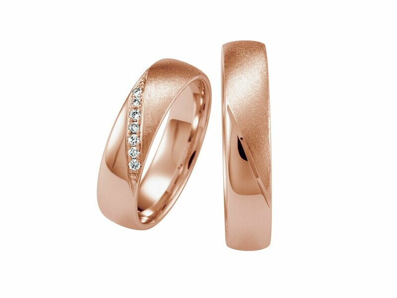 Eheringe Set Rotgold Trauringe Ringe