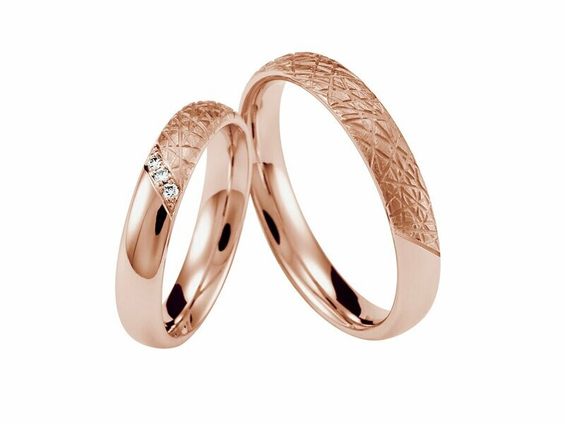 Eheringe Set Rotgold Trauringe Ringe