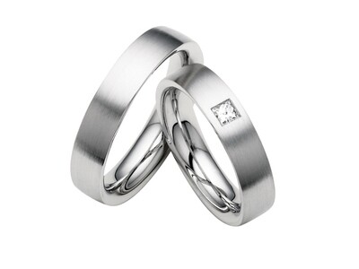 Eheringe Set Weißgold Trauringe Ringe