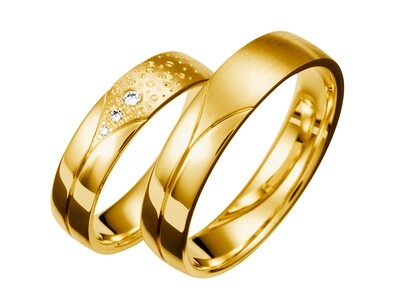 Eheringe Set Gelbgold Trauringe Ringe