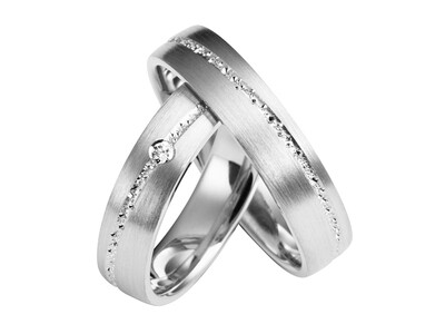Eheringe Set Weißgold Trauringe Ringe
