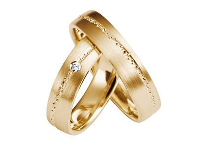 Eheringe Set Mittelgold Trauringe Ringe