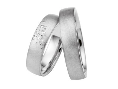 Eheringe Set Weißgold Trauringe Ringe