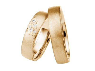 Eheringe Set Mittelgold Trauringe Ringe