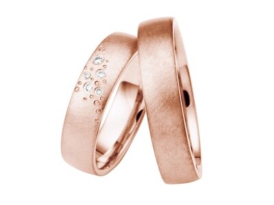 Eheringe Set Rotgold Trauringe Ringe