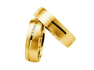 Eheringe Set Gelbgold Trauringe Ringe