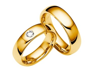 Eheringe Set Gelbgold Trauringe Ringe