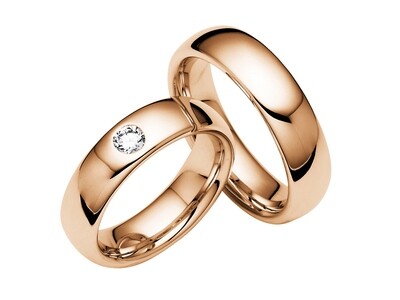 Eheringe Set Mittelgold Trauringe Ringe