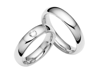 Eheringe Set Weißgold Trauringe Ringe