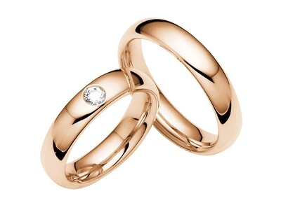 Eheringe Set Mittelgold Trauringe Ringe