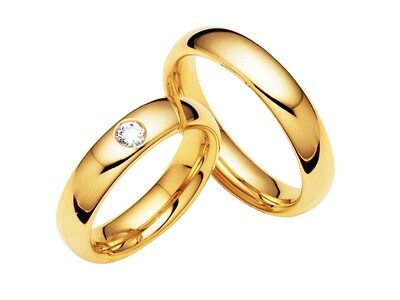 Eheringe Set Gelbgold Trauringe Ringe